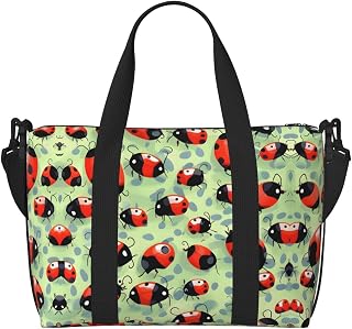 Ladybugs Cartoon Print Versatile Travel Duffel Bag,The Companion For Business And Personal Trips - SSIMOO