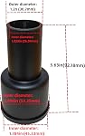 palart 3 Piece Vacuum Adapter Combo Kit Fits Wet Dry Vacuum Cleaners,Connector Accessory | Includes 2-1/2 in to 1-7/8 in. Accessory Adapter, 1-7/8 in. to 1-1/4 in. Adapter, Hose-to-Hose Connector, Connector Accessory