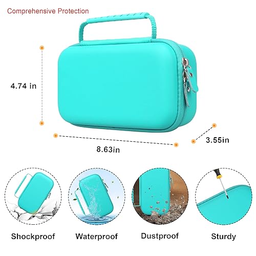 Miniatura 51 de Elonbo Estuche de transporte para máquina nebulizadora portátil de mano para adultos y niños, estuche de viaje para inhalador de asma, soporte