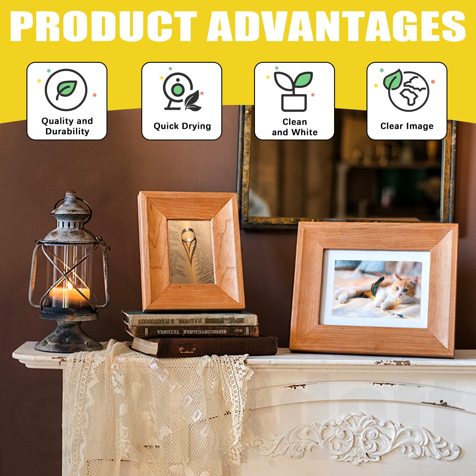 Mardatt Photo Paper Glossy, Printable Vinyl Photo Picture Paper - Image 4
