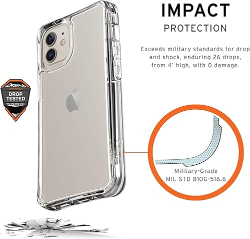 Miniatura 2 de URBAN ARMOR GEAR UAG-IPH20SY-ICC iPhone 12 Mini (5.4) Shockproof Case, PLYO Ice Clear