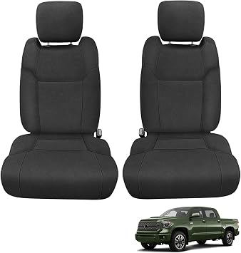 Front Seat Cover Replacement for 2014-2021 Toyota Tundra CrewMax SR