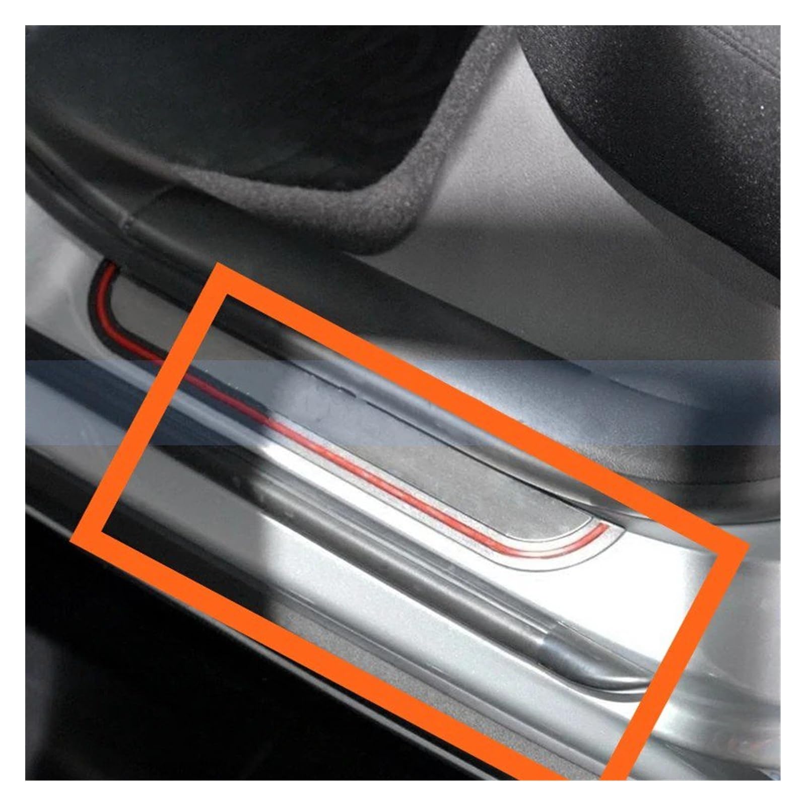 Joint Voiture Bande D'Étanchéité Bandes D'étanchéité Porte Voiture Pour Peugeot 307 Bandes Scellage Cadre Porte Arrière Panneau Intérieur Porte Arrière Automobiles Pièce Rechange(2 Pieces left and rig