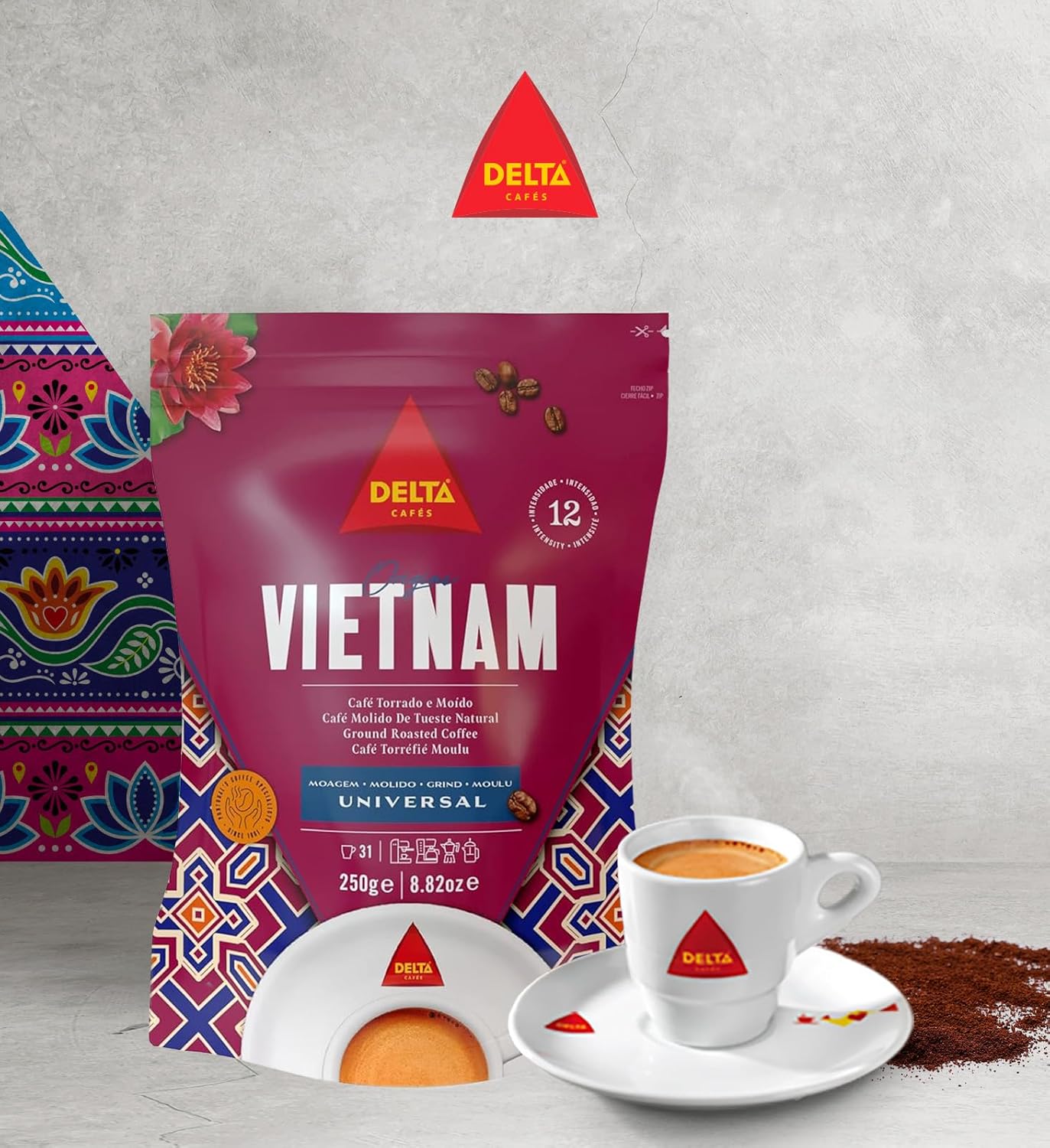 Delta Q Café Torrado e Moído Delta Vietnam 250g