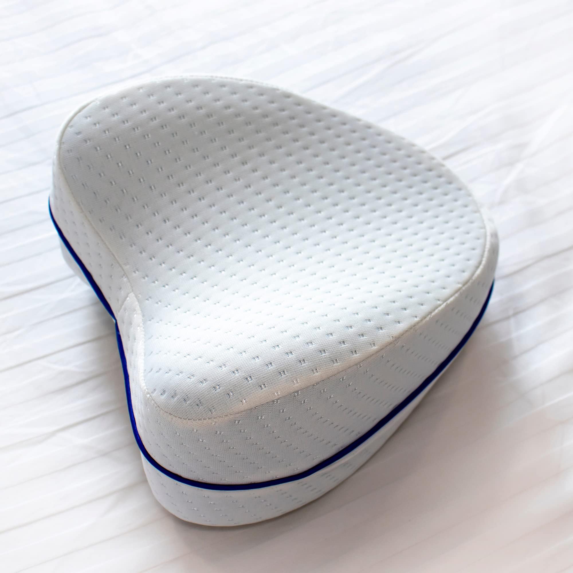 Top Home Solutions Half Moon Knee Pillow Sleeping Cushion Side Memory