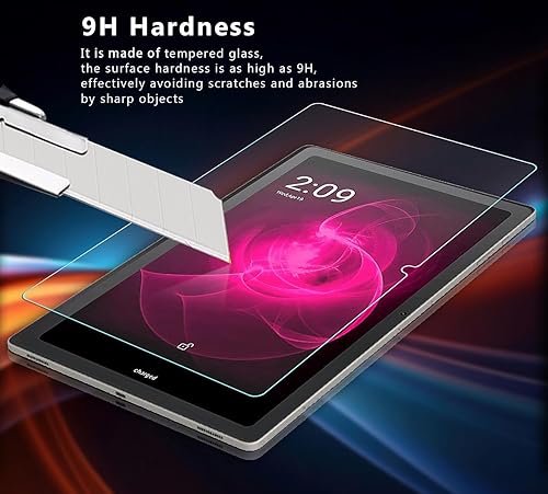 Miniatura 2 de MOOISVS2Pack for Teclast M50 Tempered Glass Screen Protector, Tempered Glass Film,9H Hardness,Case Friendly, Bubble free