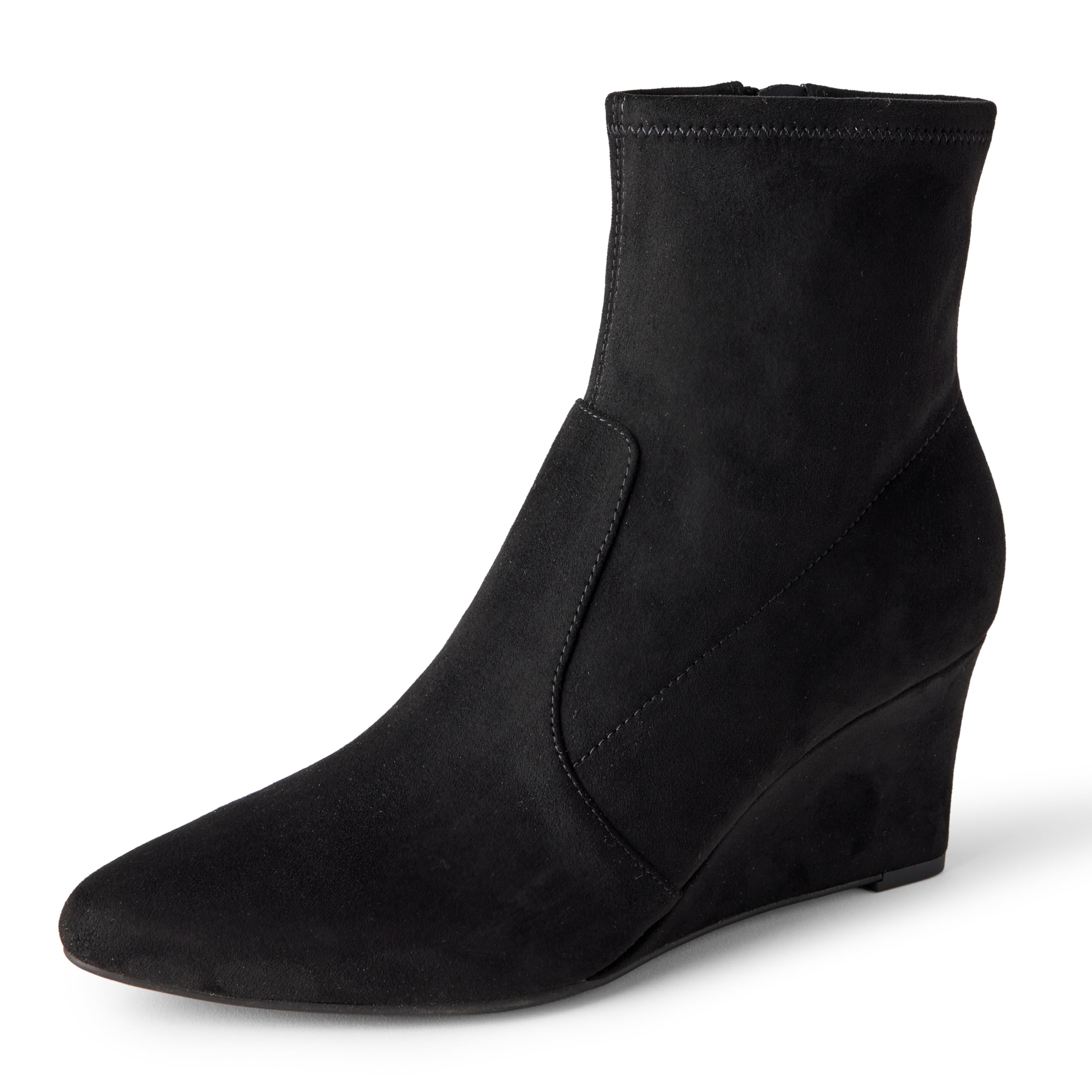 Amazon Essentials Damen Stiefeletten Mit Keilabsatz Und Reißverschluss