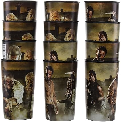 Amazon Hallmark アメリカのテレビ局amcのウォーキングデッド 12点セット オンスのキャラクタータンブラー プラスチックカップ Walkers 1dcl1361 Humans 1dcl1362 Walking Dead タンブラーグラス 通販