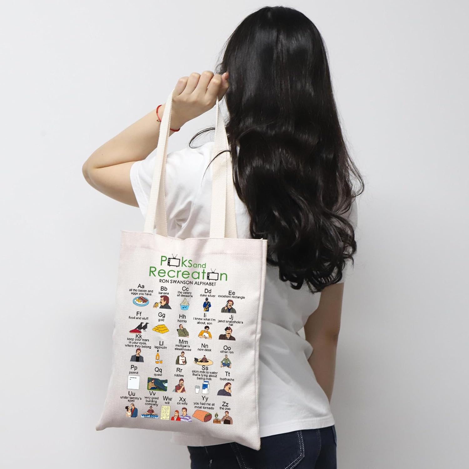 MNIGIU TV Show Inspired Gift TV Show Tote Bag TV Show Merchandise TV Show Fans Gift (Shopping bag) - Image 6