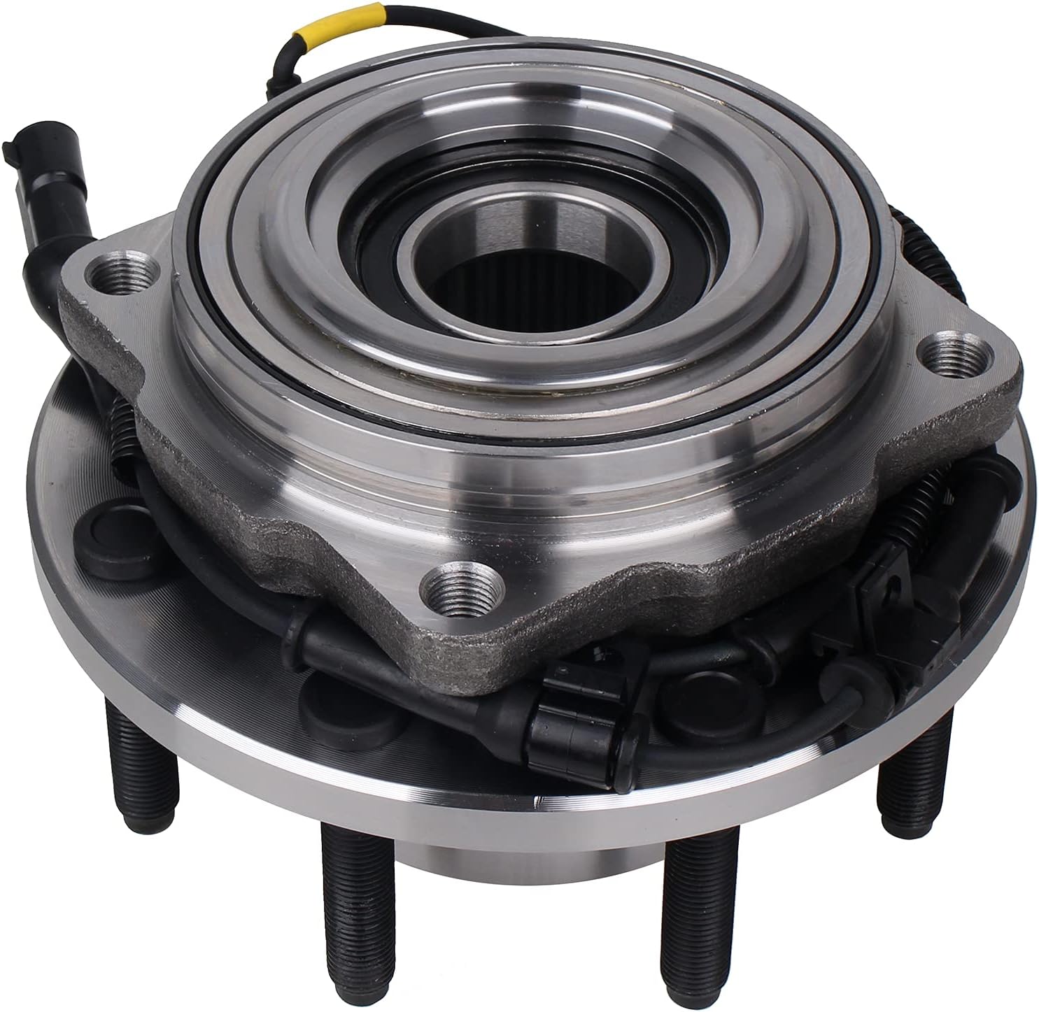 PAROD 515081 Front Wheel Bearing & Hub Assembly Compatible with 2005-2010 Ford F-250 Super Duty, Ford F-350 Super Duty SRW 8Lugs w/ABS