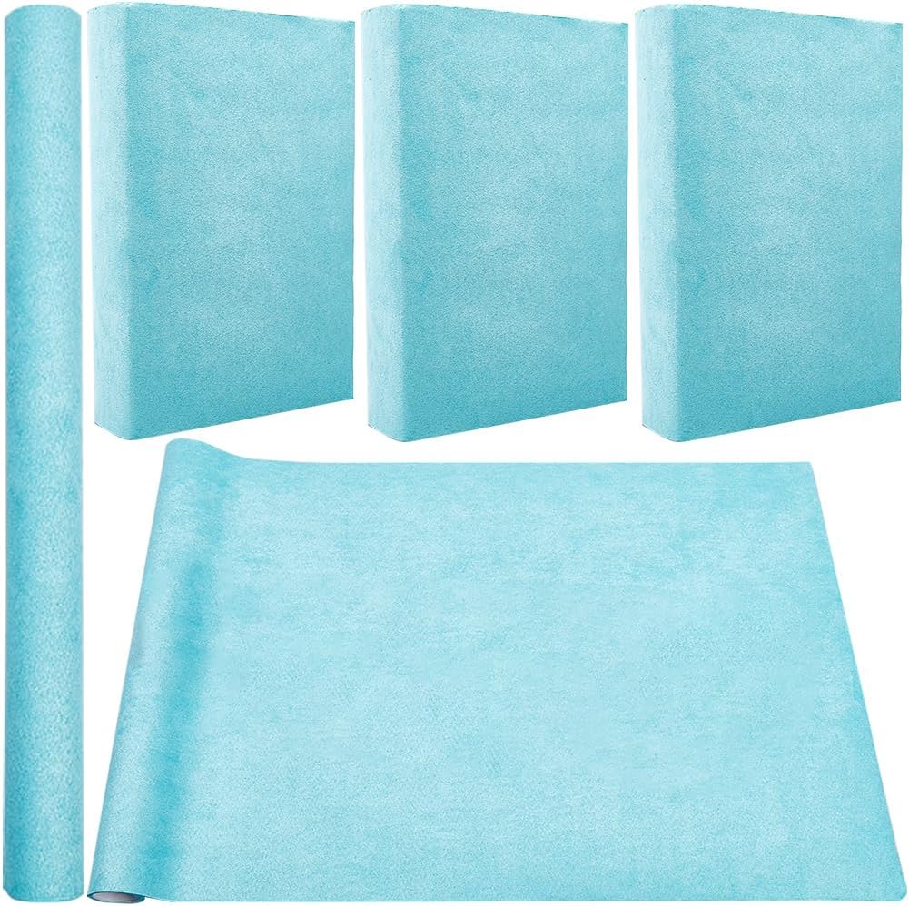 CRASPIRE Book Cloth for Book Binding 59 x 16.9in Suede Sky Blue Fabric Surface Paper Backed A3-A8 Bookcover Books Album Scrapbooking Archival DIY Covering Protector Bookcloth Bookbinding Supplies