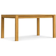 SIMPLIHOME Wilson Dining Table - 60 inch Wide Solid Wood Oak Veneer Rectangular Table, Transitional Style for Dining Room or Kitchen with Thick, Straight Legs and Inset Apron, Seats 6