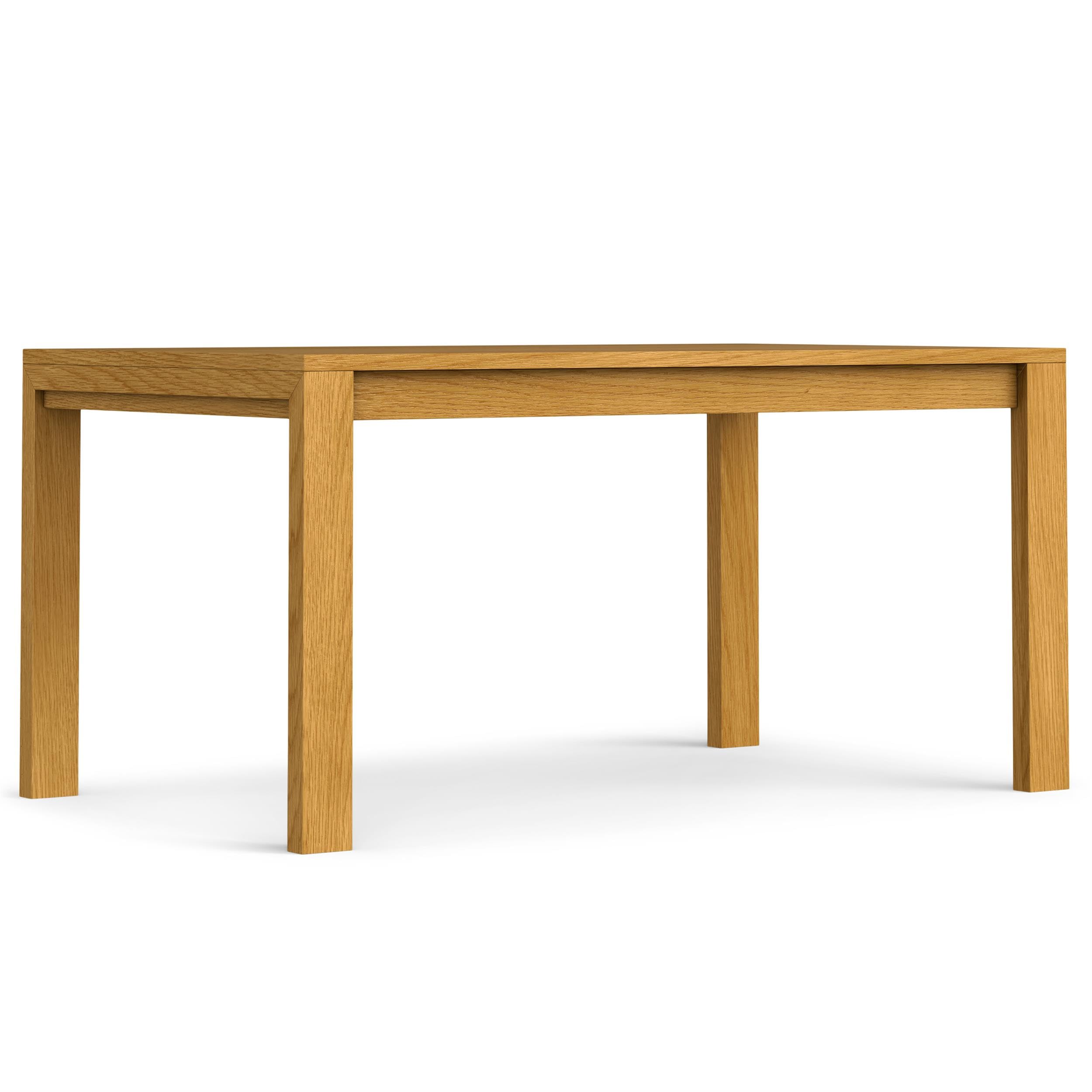 Photo 1 of SIMPLIHOME Wilson Dining Table - 60 inch Wide Solid Wood Oak Veneer Rectangular Table, Transitional Style for Dining Room or Kitchen with Thick, Straight Legs and Inset Apron, Seats 6