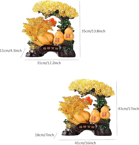 Miniatura 2 de Estatua de Buda Feng Shui, estatua de Hulu Calabash para oficina en casa, regalo decorativo de inauguración de la casa, coleccionable, riqueza,