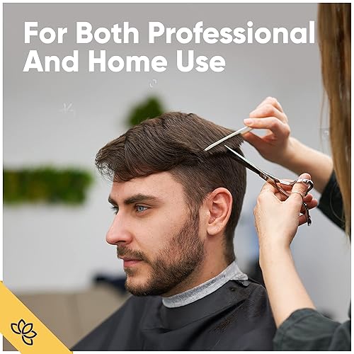 Miniatura 7 de Tijeras Equinox profesionales para cortar y emparejar cabello 65 pulgadas de largo con un tornillo de fino ajuste de tensión acero inoxidable