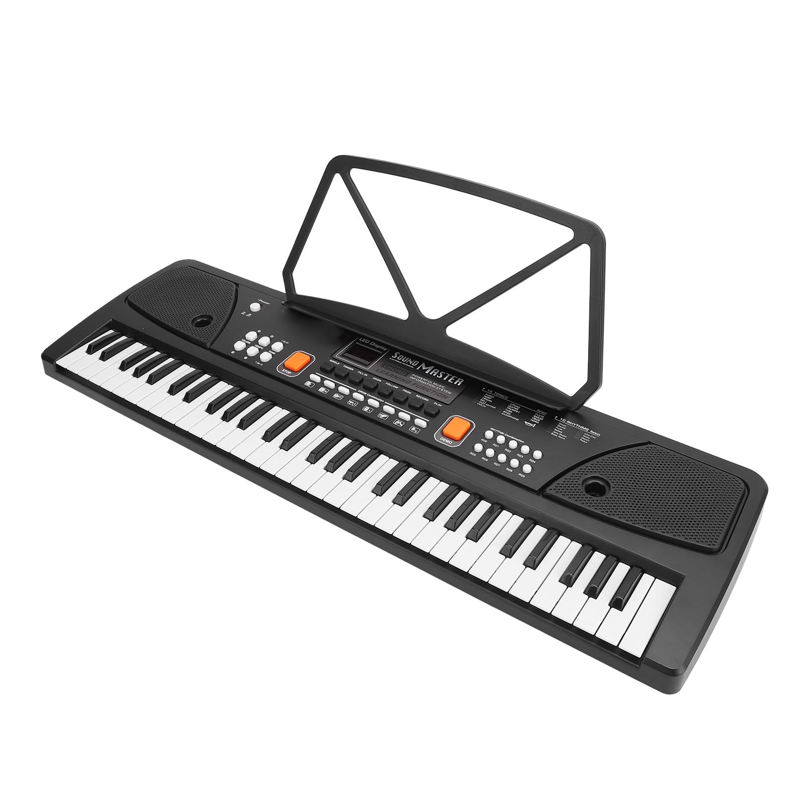 Kit tastiera elettrica a 61 tasti, pianoforte elettrico portatile ricaricabile, di compleanno per bambini