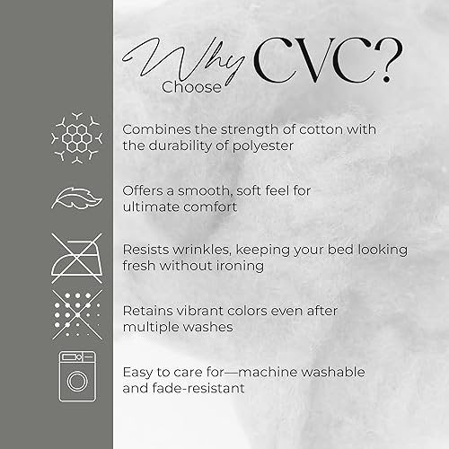 Miniatura 5 de Juego de sábanas de cama completa de 600 hilos, color blanco ártico, de algodón enriquecido, tejido satén, de fácil cuidado, sábanas ultra suaves y