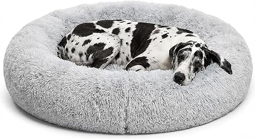 Miniatura 18 de Active Pets Cama Relajante de Felpa para Perros en Forma de Dona con Soporte para Articulaciones y Alivio de la Ansiedad, Cama Lavable para Mascotas