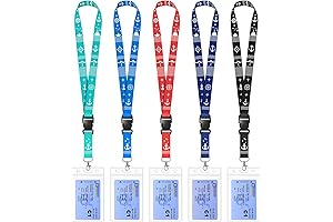 5 Pack Cruise Lanyard for Ship Cards, Cruise Essentials for Carnival, Royal...