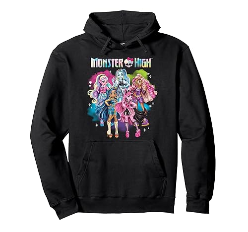 Monster High Alumni - Character Rainbow Cloud Group Pullover Hoodie
