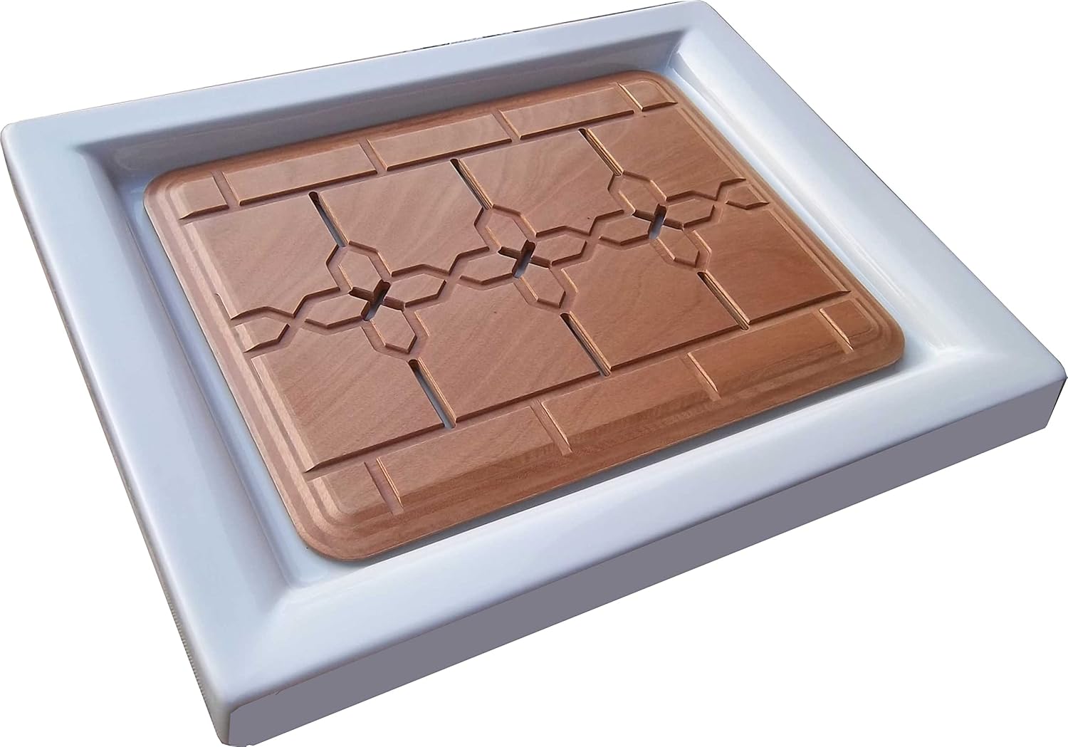 160 Latif Shower footrest, Natural, 3000 gram