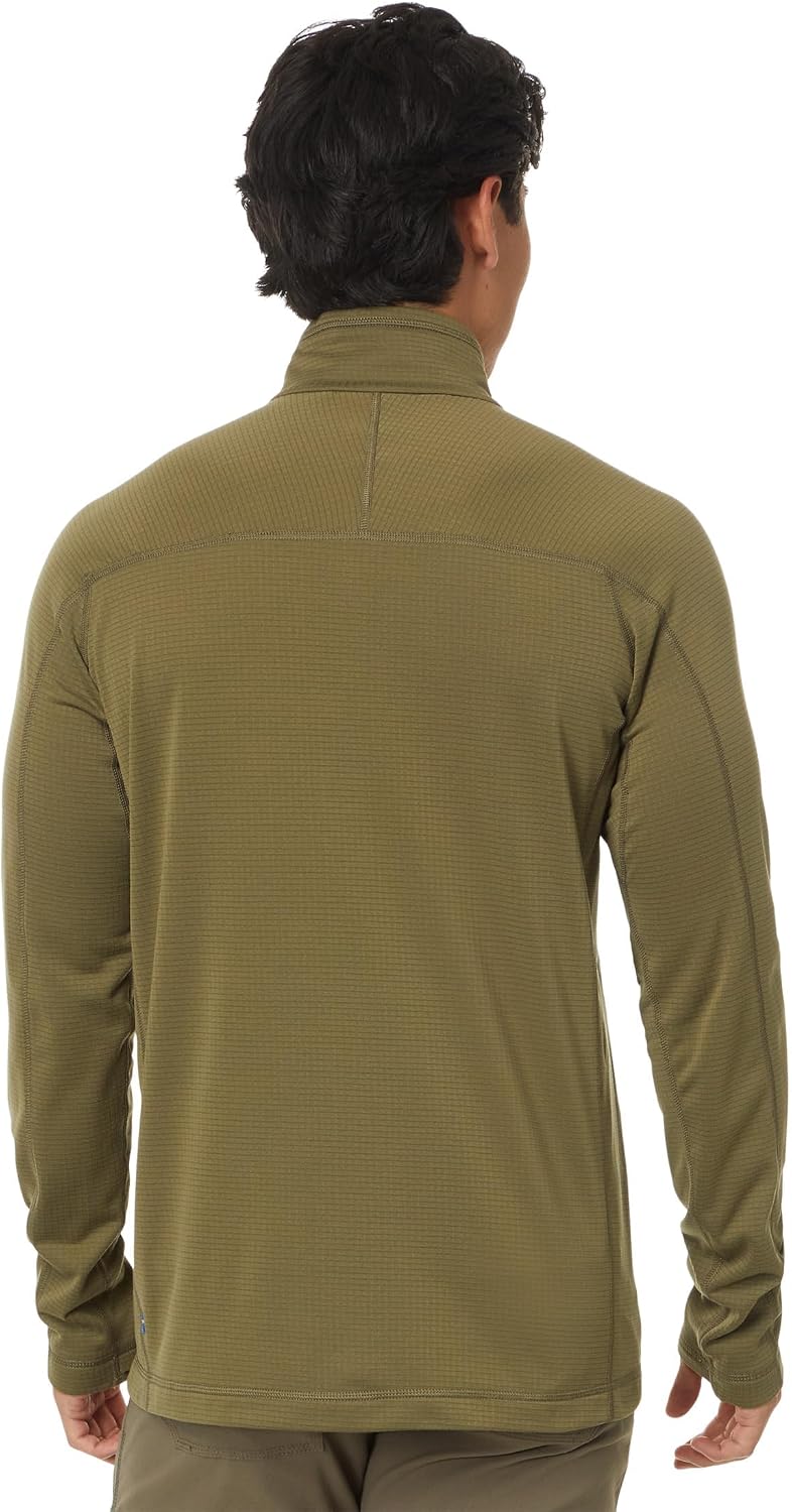 Fjällräven Abisko Lite Men's Half Zip Fleece - Breathable, Comfortable, Lightweight Fleece Warmth - Hiking, Trekking