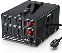 Vista 15 de Transformador convertidor de voltaje de 1000 W (110 V a 220 V o 220 V a 110 V) convertidor elevador hacia arriba/abajo 110/120 voltios - 220/240