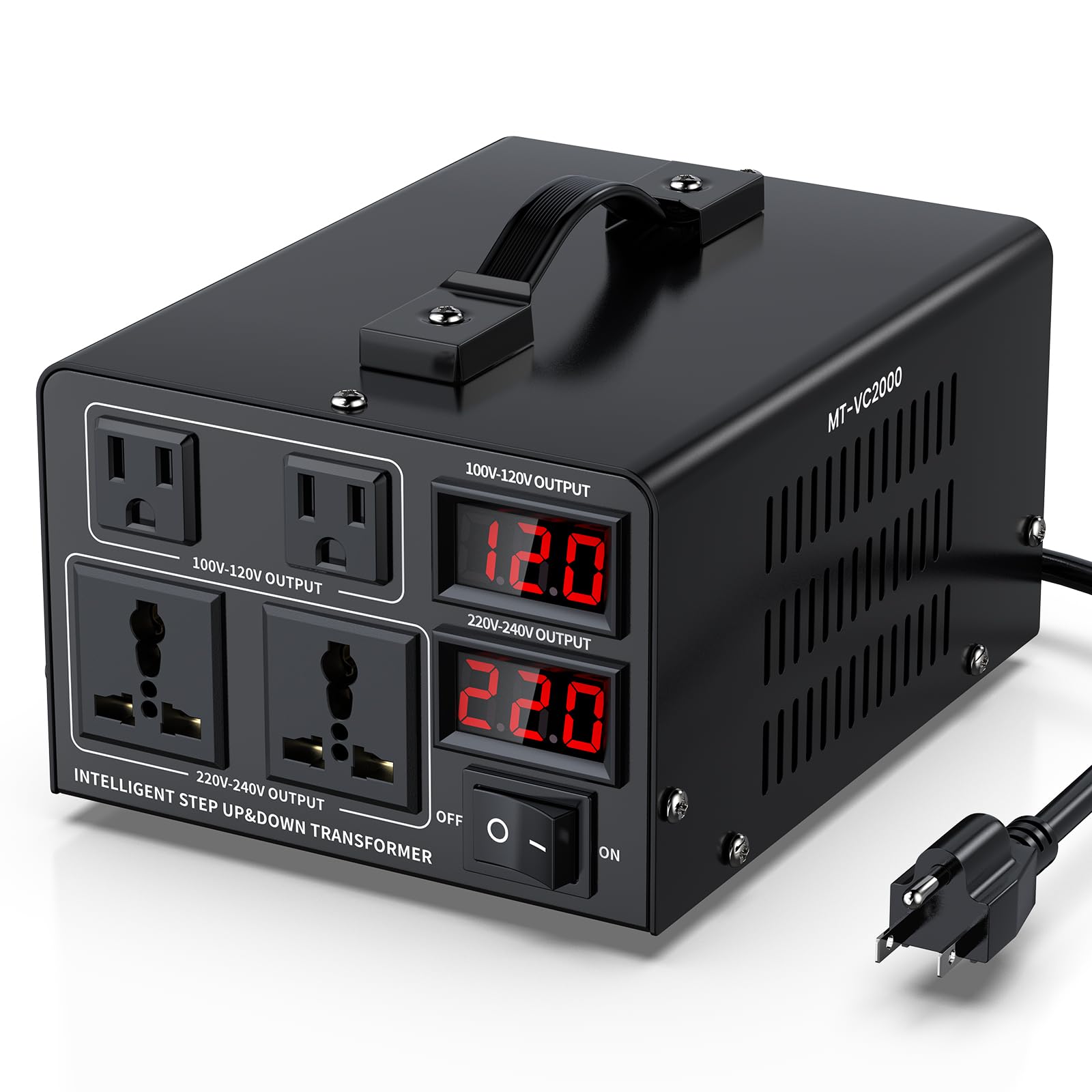 Amazon.co.jp: 2000W電圧変換トランスフォーマー(110Vから220Vまたは