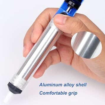 Solder Extractor Solder Removal Pump, Electric Soldering Iron Auxiliary Tool, Manual Solder Removal Suction Pump, Vacuum Pump, Solder Removal Tool 1 x Solder Removal Pump