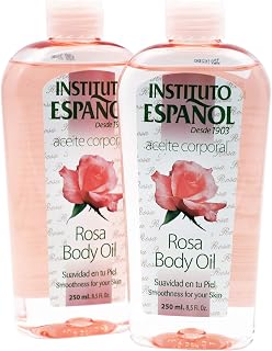 Instituto Español Rosa Body Oil 2-Pack | Rose-Infused Hydrating Oil for Soft, Youthful Skin | 8.5 fl oz Bottles