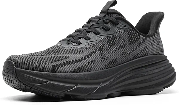 ALLSWIFIT Men's Slip On Walking Shoes Hands-Free Cushion Running Tennis SwiftPlush Non-Slip Comfortable Workout Gym Athletic Fashion Sneakers