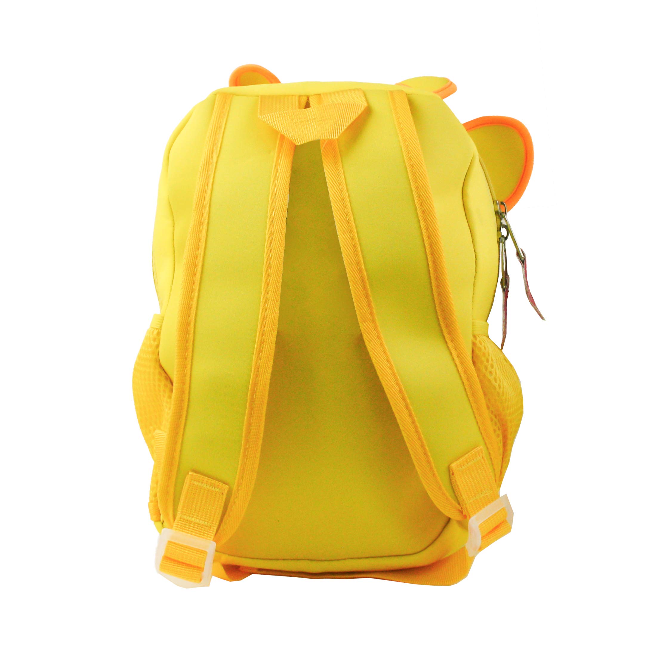 Emartbuy Kinder-Rucksack – Teddybär Design, Senfgelb, Leinwand, Für Schule & Reisen