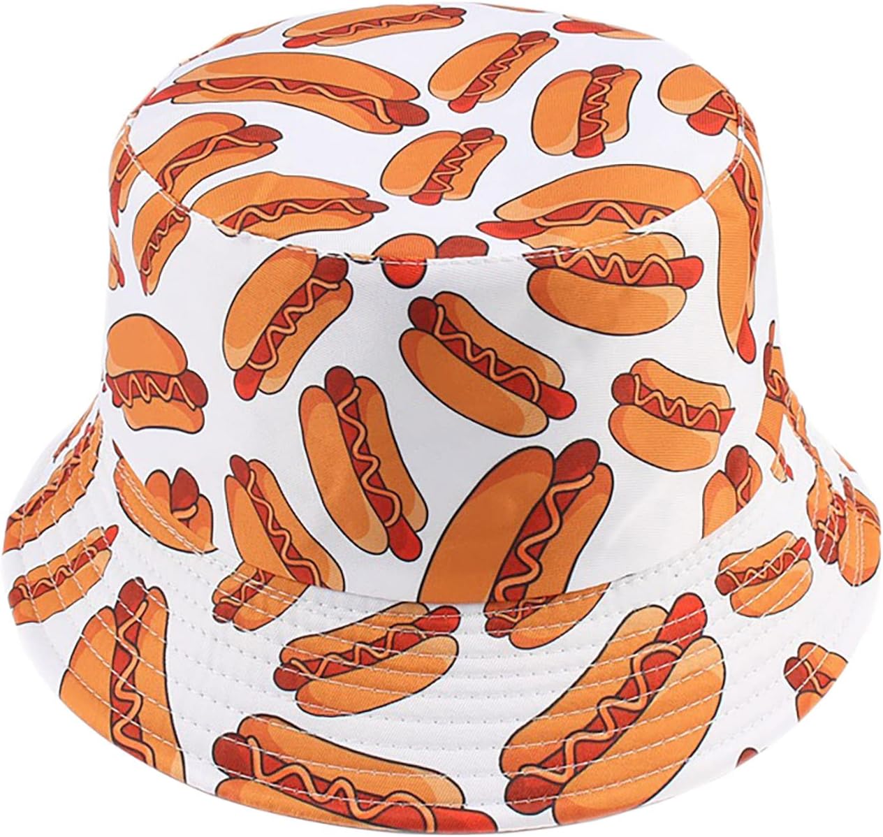 Unisex Print Bucket Hat Sun Hat for Women Men,Reversible Cotton Summer Beach Hat Fisherman Hat