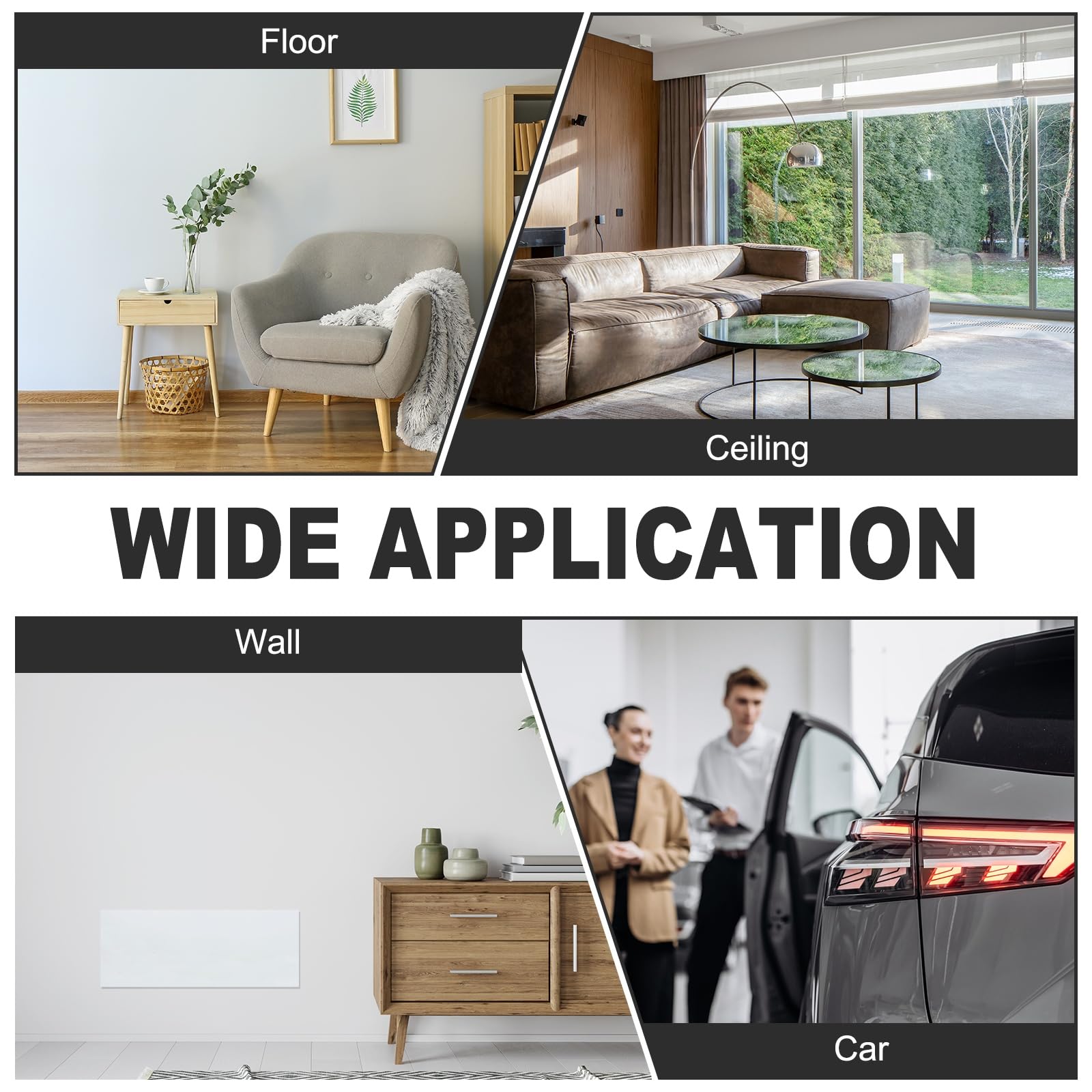 PATIKIL 350 X 350 Mm Magnetische Lüftungsabdeckung 4 Stück Grund Wand Luftgitterabdeckung Magnetische Lüftungsblocker Für Zuhause Wohnmobil Klimaanlage Kamin Heizung Weiß