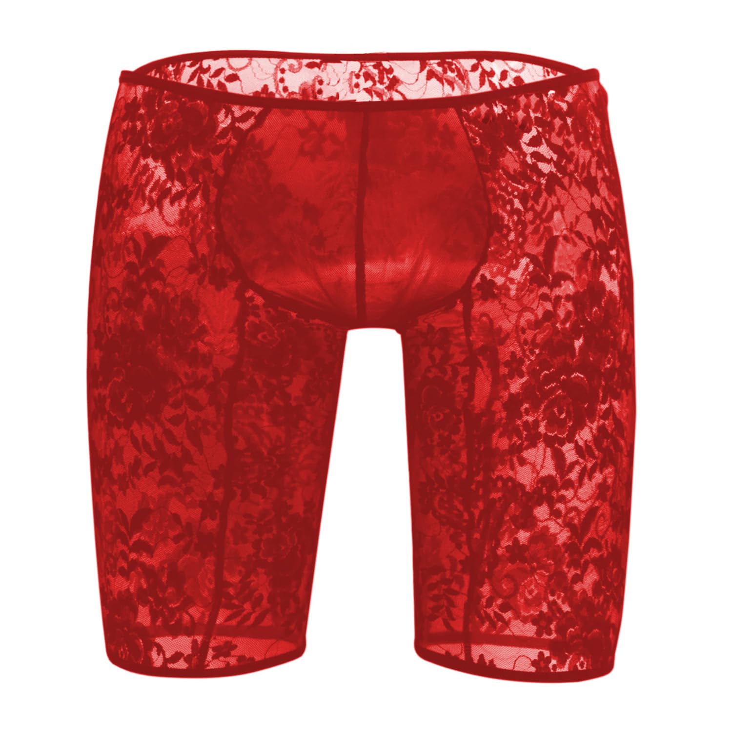 myza Men's Lace Thongs (Pack of 1) (RIOE-ML-07369_Red 2_M)-picture-15
