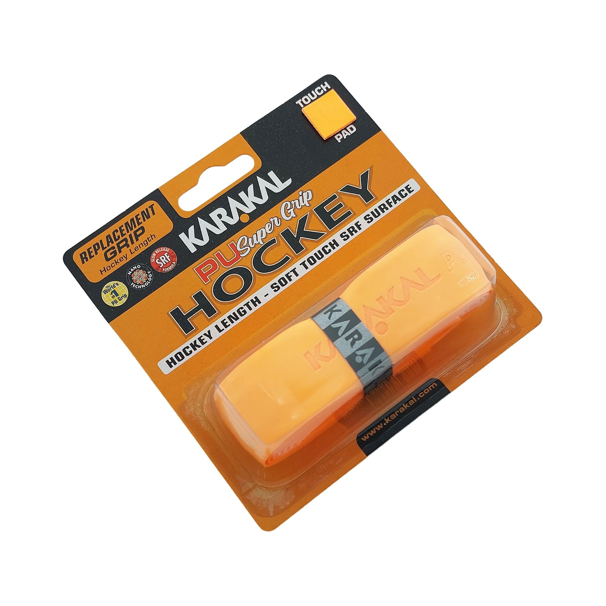 Karakal XL PU Hockey Grip Orange