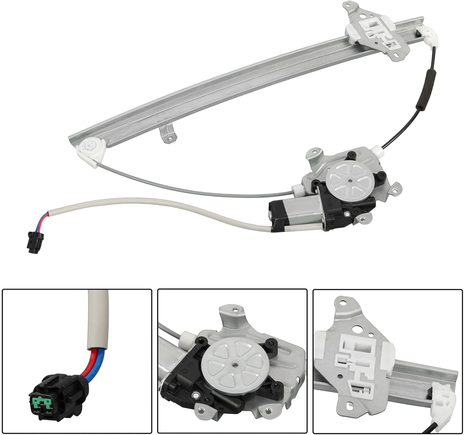 Power Window Regulator Rear Left Side with Motor Replacement for Nissan Frontier 2005-2015 748-900