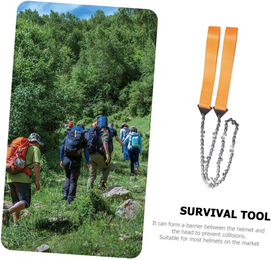 Portable Camping Saws of Steel Wire Rope Saws Folding Hand Emergency Wire for Outdoor Cordless Gear