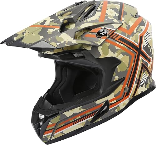 Miniatura 2 de XFMT DOT - Cascos de motocross unisex para adultos, casco de cara completa todoterreno ATV Dirt Bike BMX