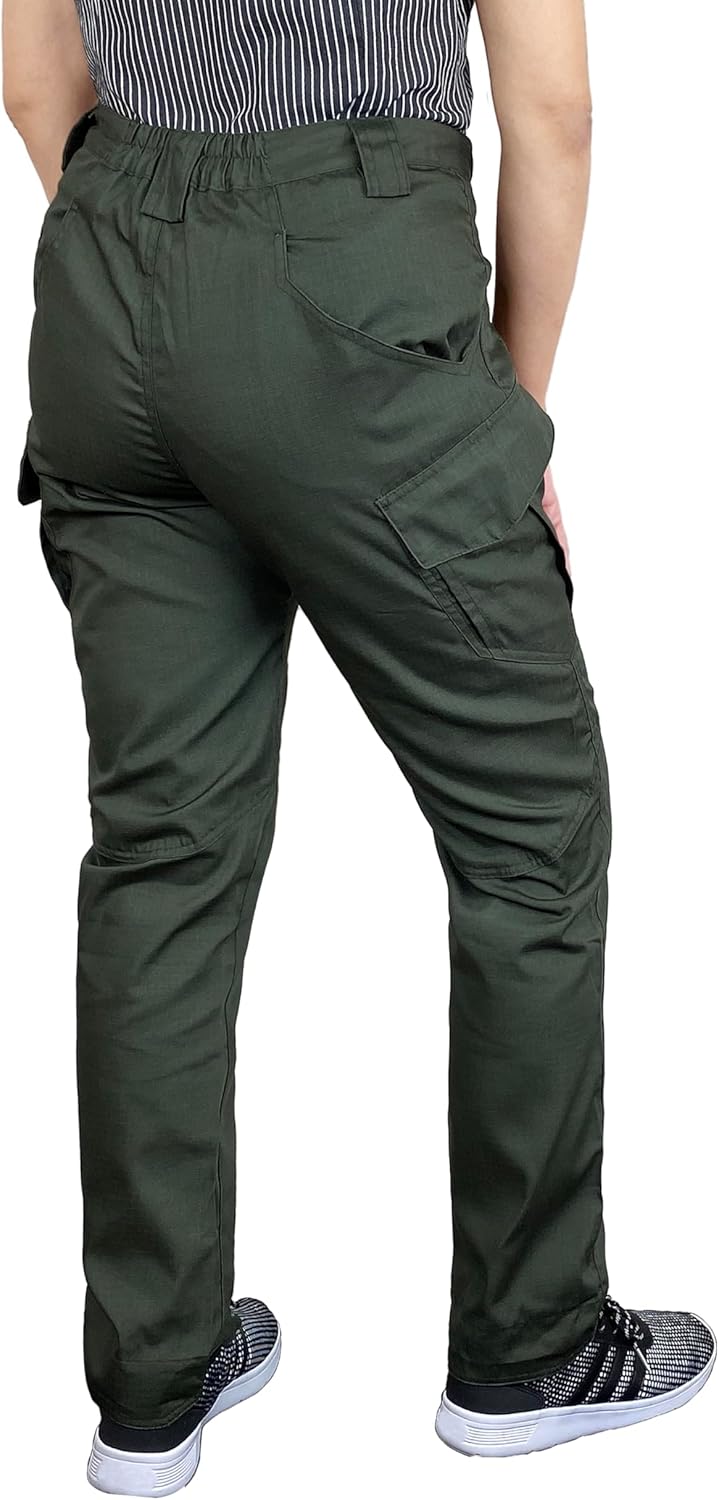 Notus Women's Hiking Cargo Pants Water-Resistant Quick Dry Lightweight Travel Camping Work Pants Zipper Pockets