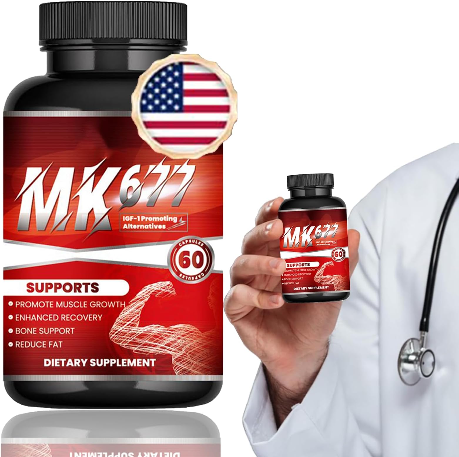 𝐌𝐊𝟔𝟕𝟕 For 𝐌𝐞𝐧& 𝐖𝐨𝐦𝐞𝐧, 𝐈𝐛𝐮𝐭𝐚𝐦𝐨𝐫𝐞𝐧 𝐌𝐊 𝟔𝟕𝟕,𝐌𝐊-𝟔𝟕𝟕𝐒𝐮𝐩𝐩𝐥𝐞𝐦𝐞𝐧𝐭 Supports Bone Health&Easy Absorption Formula,60Ct