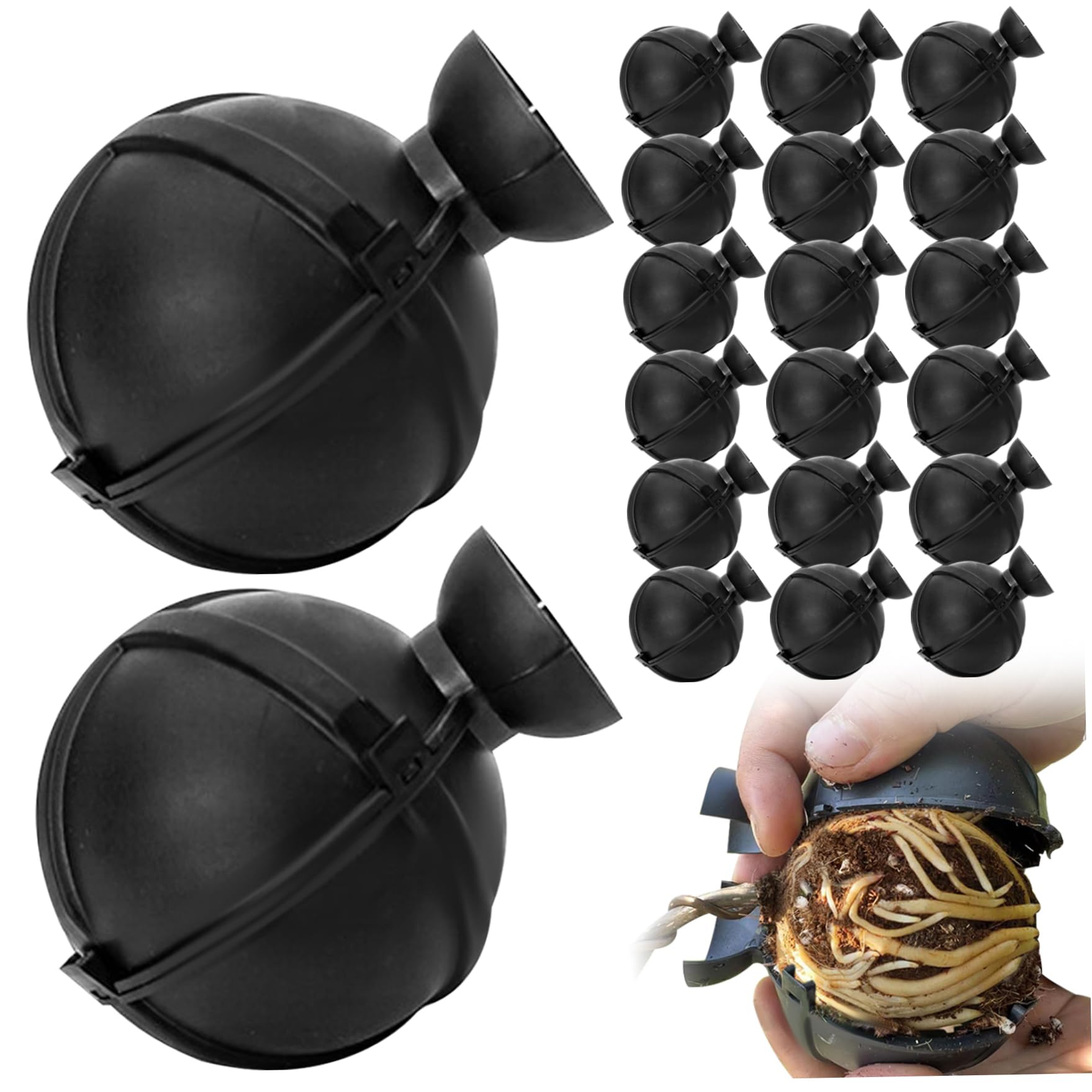 Boule de greffe universelle 3,15 pouces et pod de marcottage aérien pour branche de 2cm