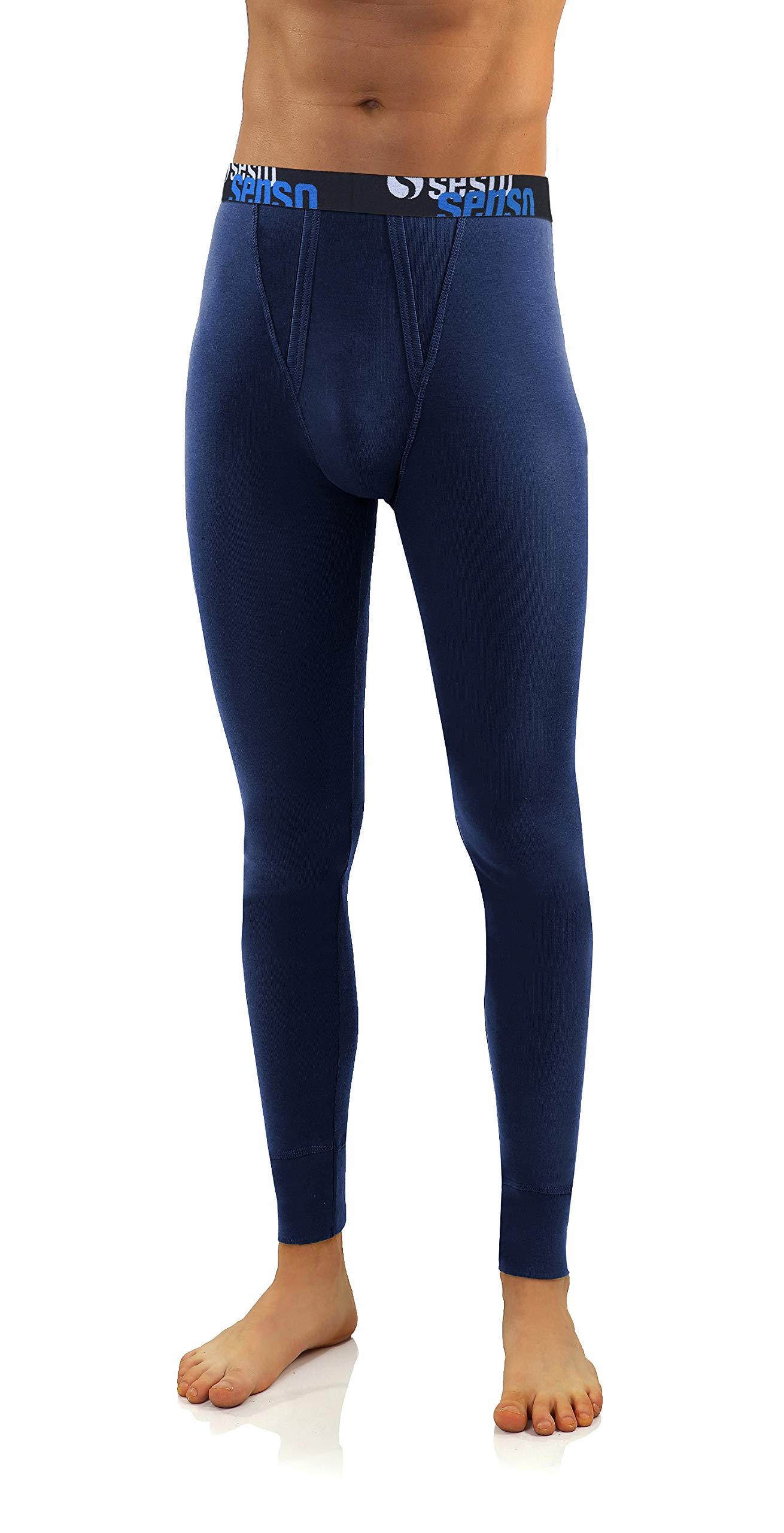 Sesto Senso Conjunto de Ropa Interior Algodón Camiseta y Calzoncillos Largos Hombre