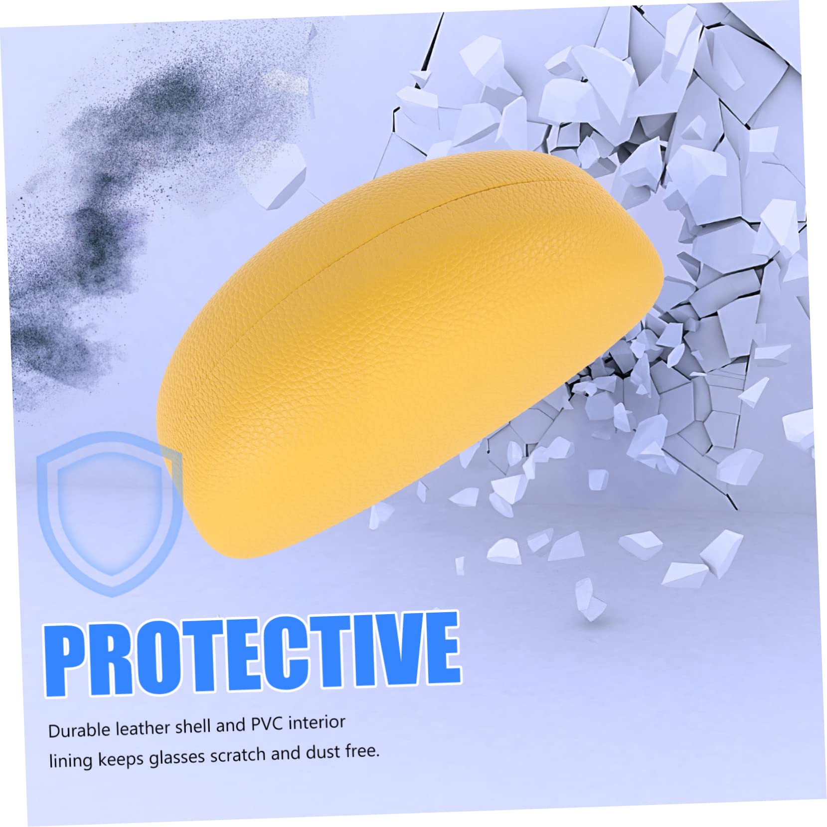 BESTYASH 1set Custodia Per Occhiali Da Sole Piadine Esterno Easy Unique Etui Di Grandi Dimensioni Custodia Rigida Per Occhiali Da Sole Custodia Per Occhiali in Pelle Fodera in Pvc