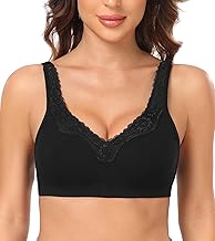 Lemorosy Mimimizer Women's Cotton Comfort Bra with Comfortable Buckles without Underwire