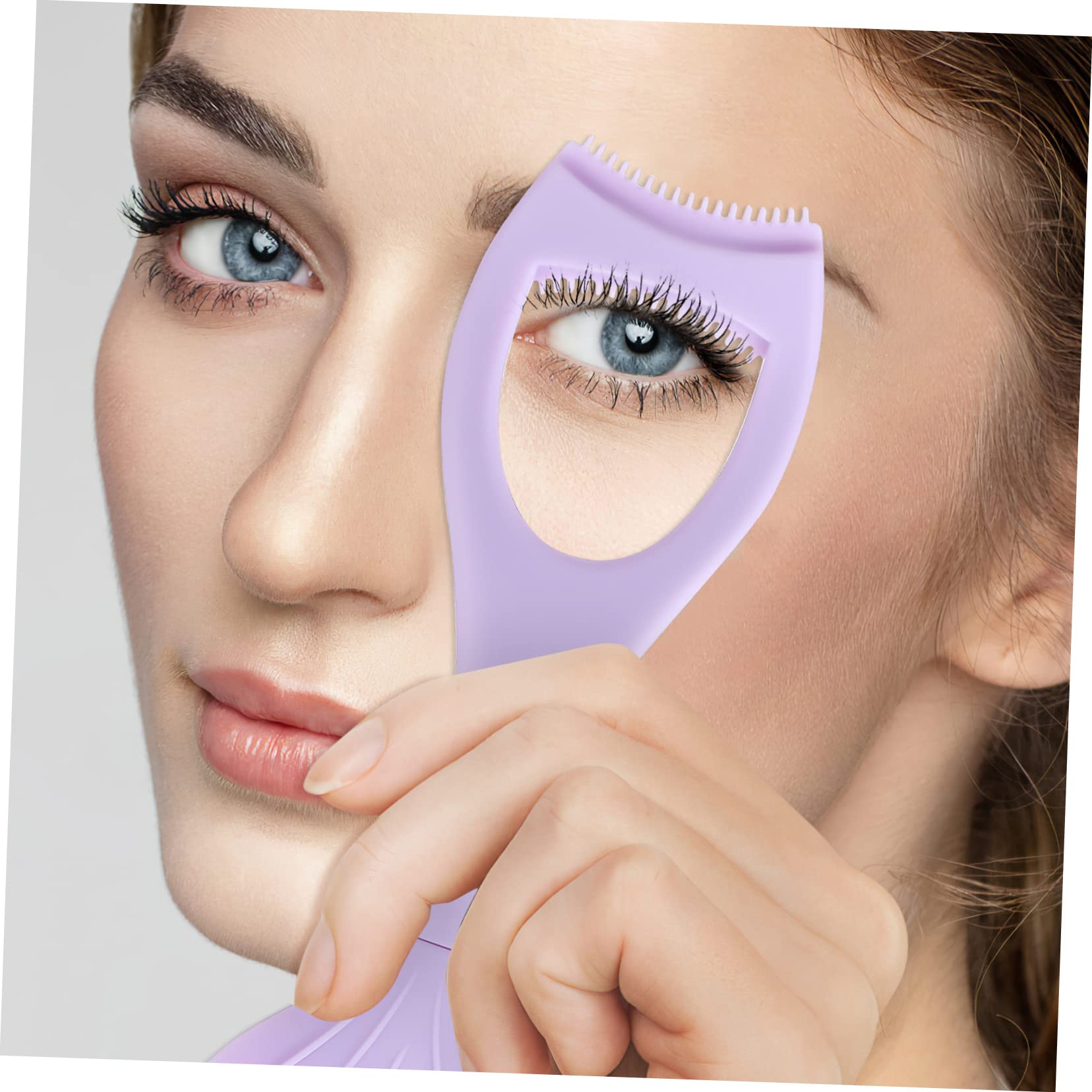 MAGICLULU Ensemble D'outils Multifonctions 3 Pièces Peigne À Cils Bouclier De Mascara Kit D'applicateur De De Mascara 3 Pièces X 3 Pièces