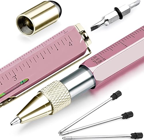 Regalos para papá para el día del padre, Hongred bolígrafo multiherramienta 6 en 1, rellenos de calcetines para regalos de hombres para él, marido,