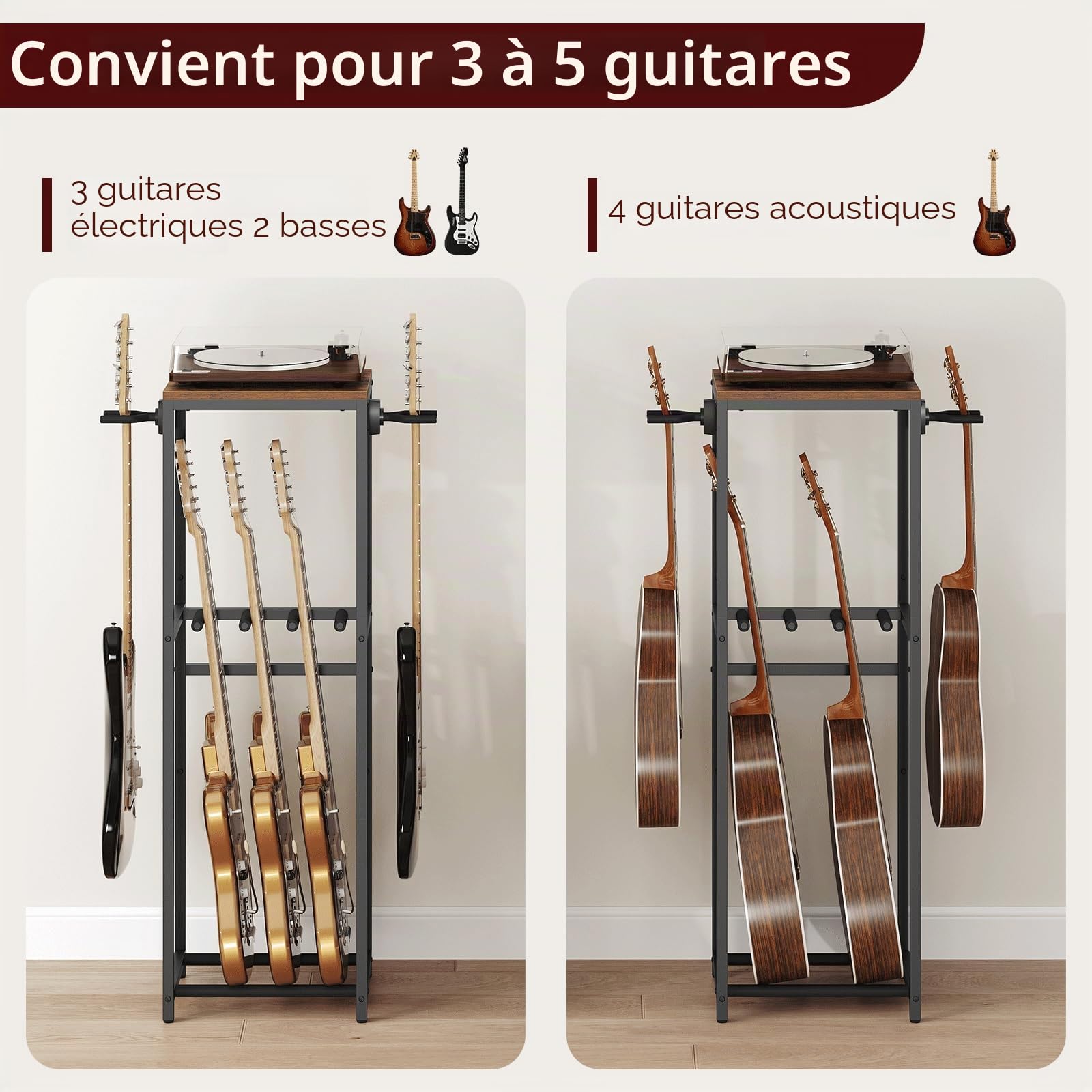 MAHANCRIS Support de guitare AGSHR6301