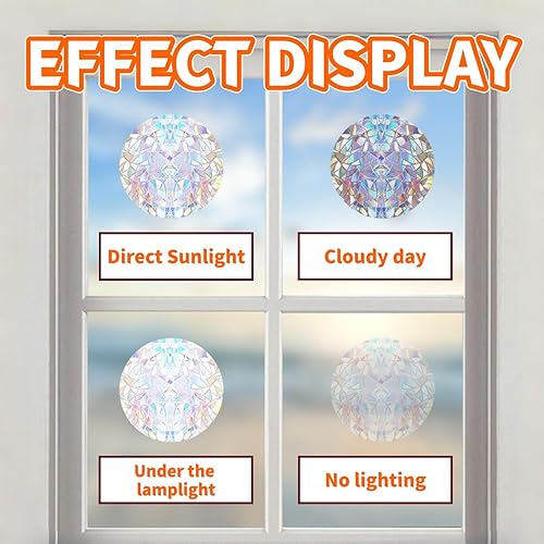Obluchye 5 Sheets Daisy Window Stickers, Spring Flowers Reflective Window Clings, Daisy Suncatchers Anti Collision Static Window Decals for Prevent Bird Strikes Display Shop Office Supplies - 6
