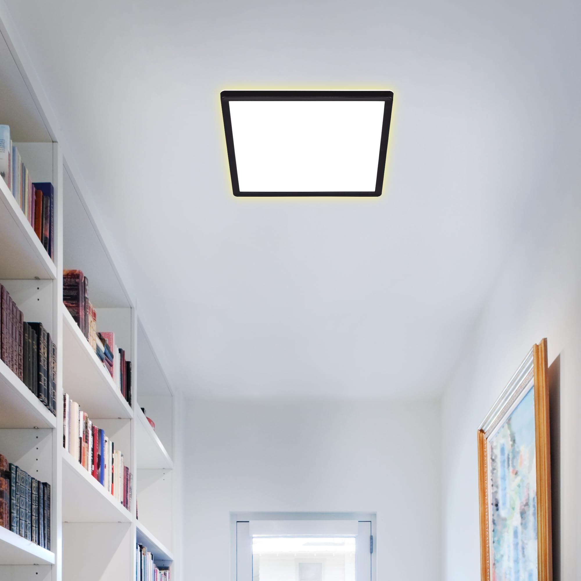 Briloner Lampen LED paneel, plafondlamp dimbaar, plafondlamp, RGB